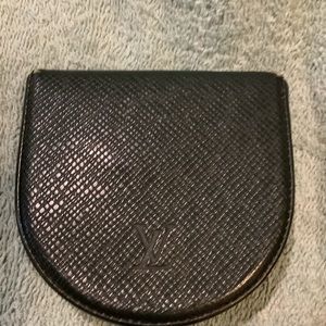 Authentic LV Coin Pouch - Dark Green Taiga Leather